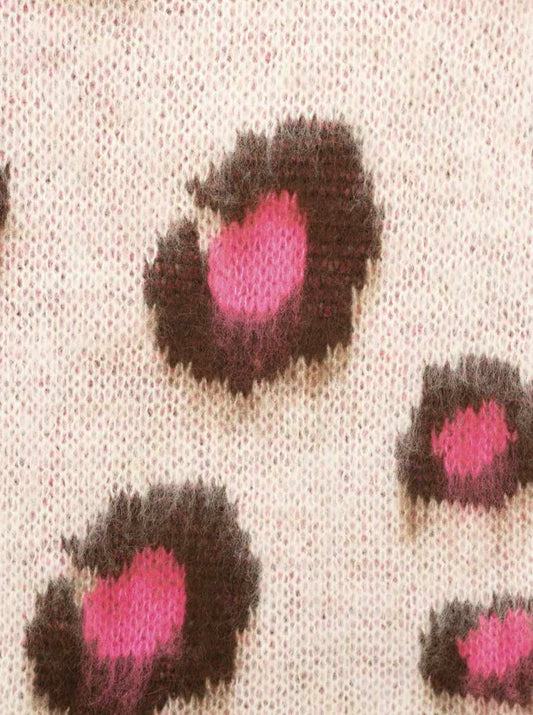 💕 Zwillingsherz Kuschel-Pullover "Soft Leo" Neonpink