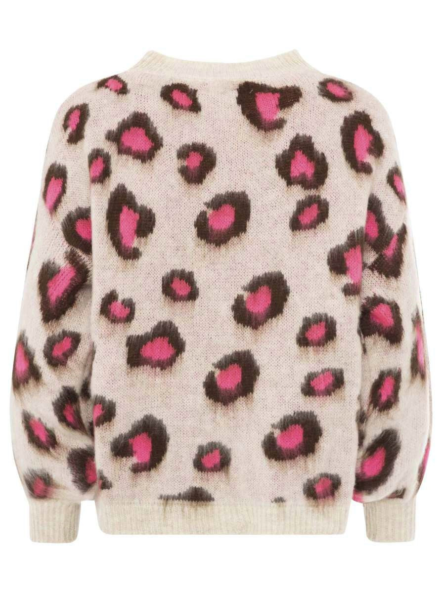 💕 Zwillingsherz Kuschel-Pullover "Soft Leo" Neonpink