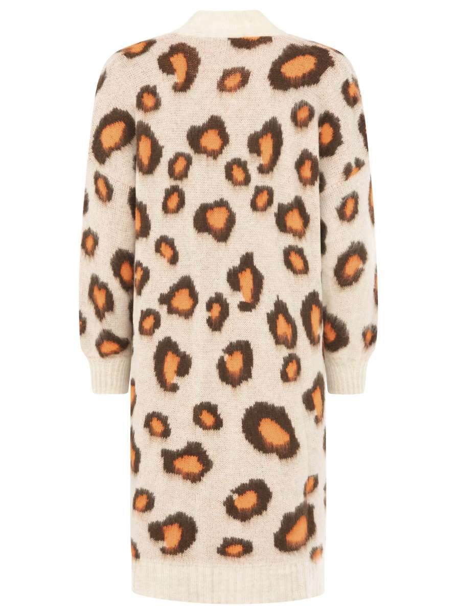 💕Zwillingsherz Kuschel Cardigan "Soft Leo" Strickjacke Neonorange