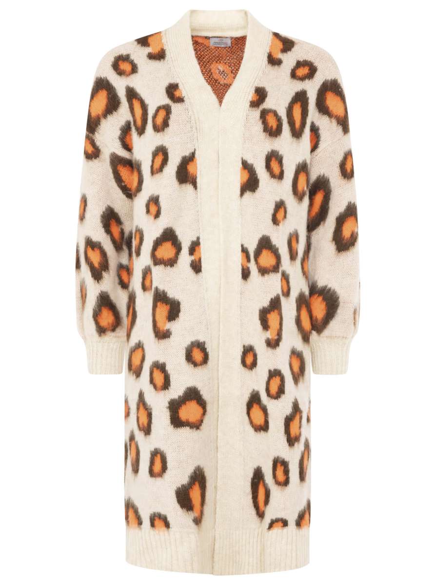 💕Zwillingsherz Kuschel Cardigan "Soft Leo" Strickjacke Neonorange