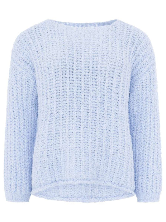 💕 Zwillingsherz Strickpullover "Soft Knit" Hellblau