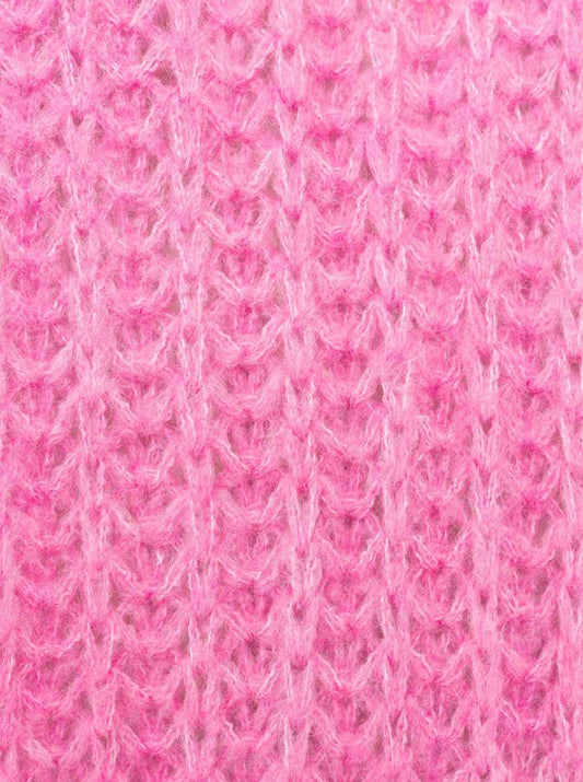 💕 Zwillingsherz Pullover "Große Maschen" Pink