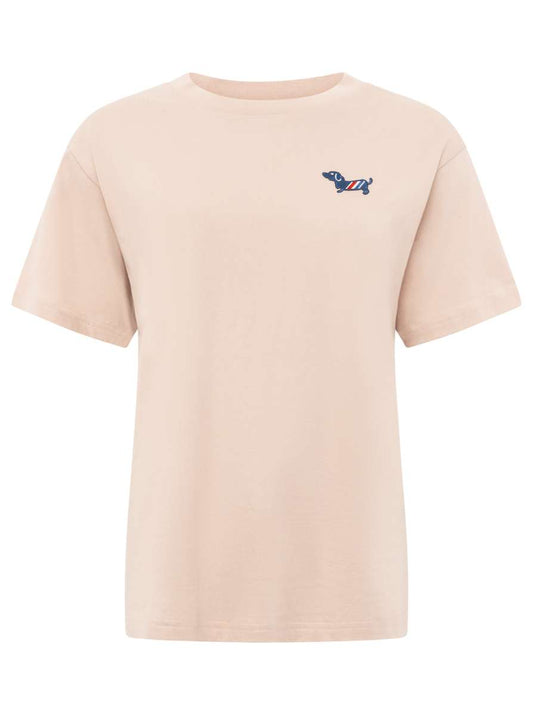 💕 Zwillingsherz Shirt 100 % Cotton "Dackel" Baumwolle Rosa