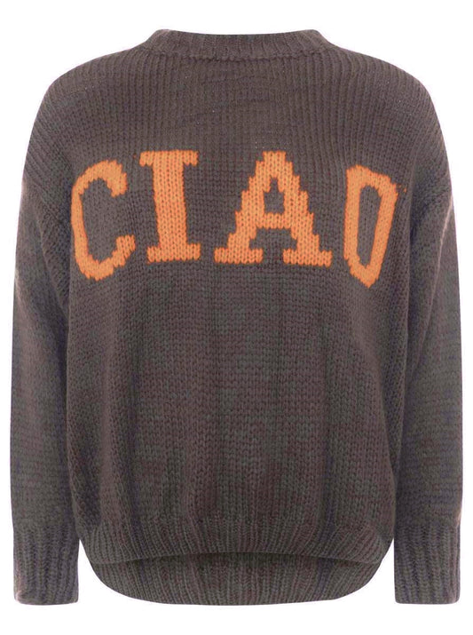 💕 Zwillingsherz Pullover Mohair Mix "Ciao" Olive