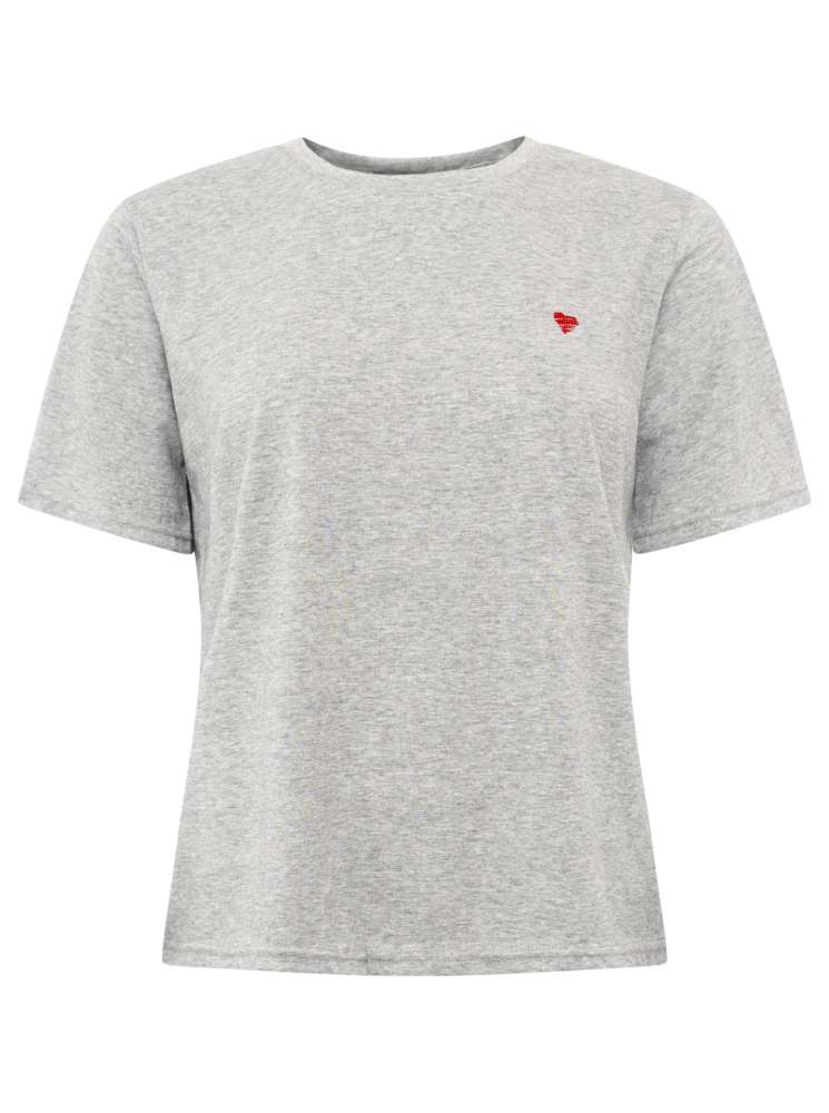 💕 Zwillingsherz Shirt "Herz" Baumwolle Grau