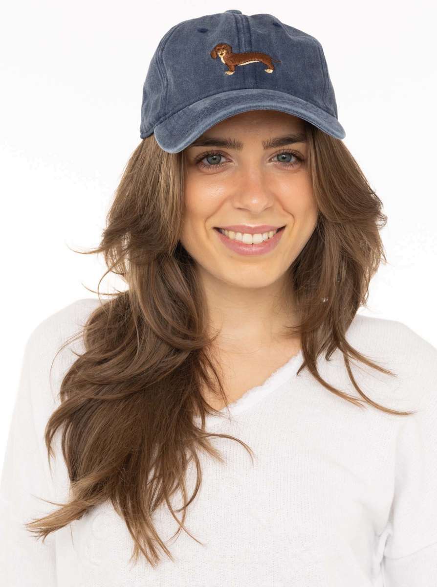 💕 Zwillingsherz Cap "Dackel" Jeans