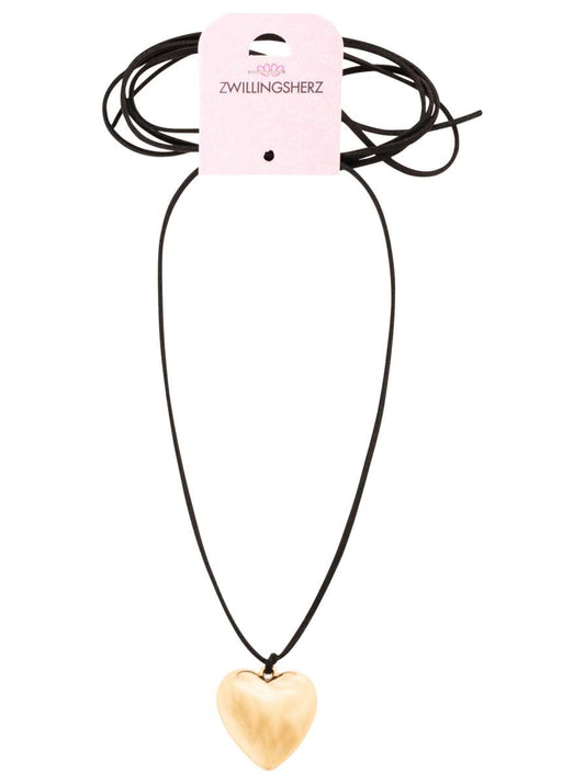 💕 Zwillingsherz Kette "Kleines Herz" Gold