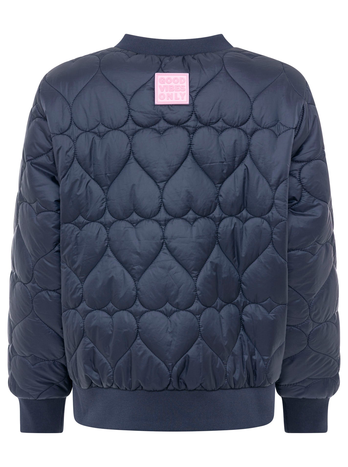 💕 Zwillingsherz Bomberjacke "Be Happy" Navy