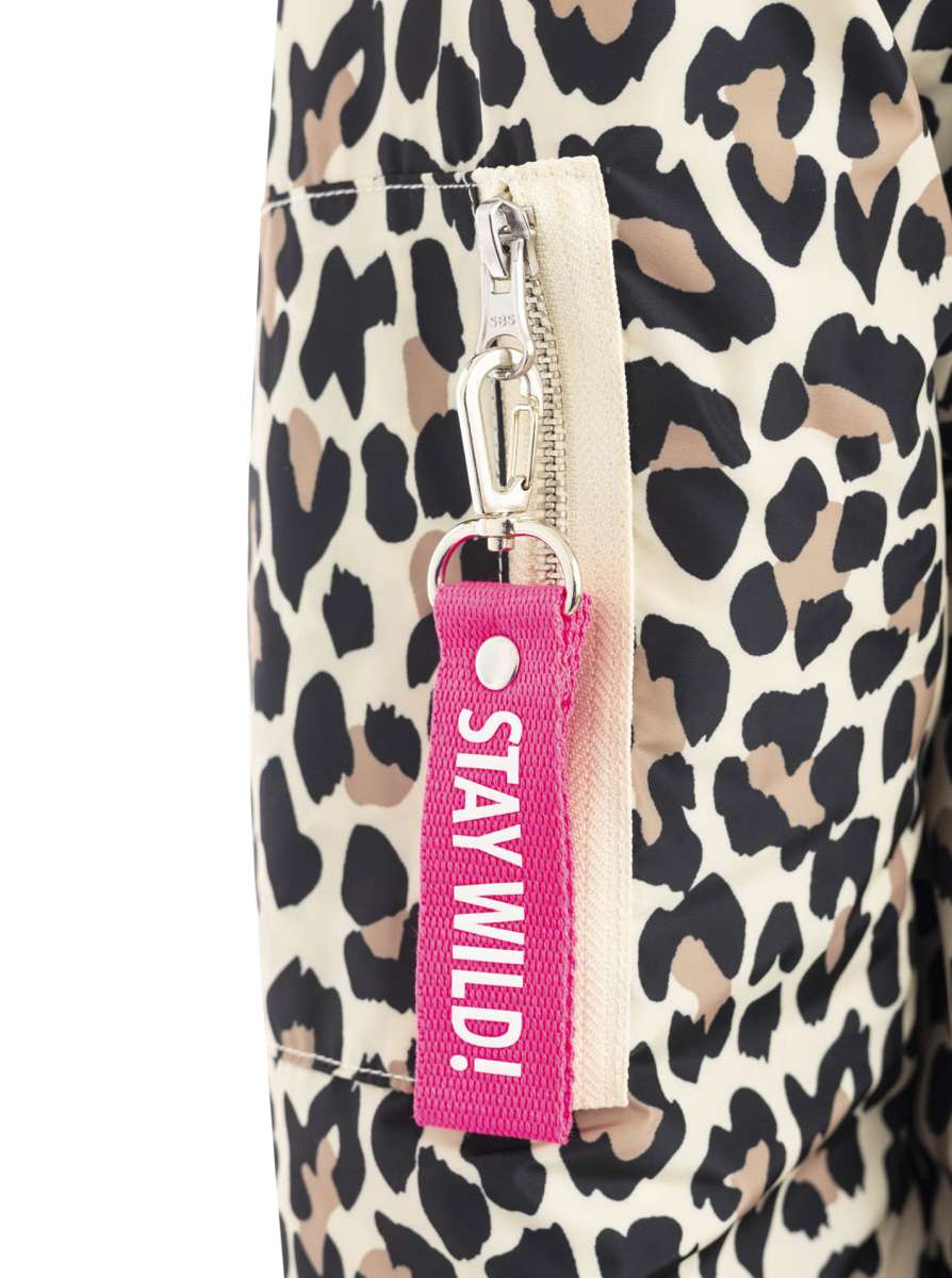 💕 Zwillingsherz Bomberjacke "Wild Heart" Beige