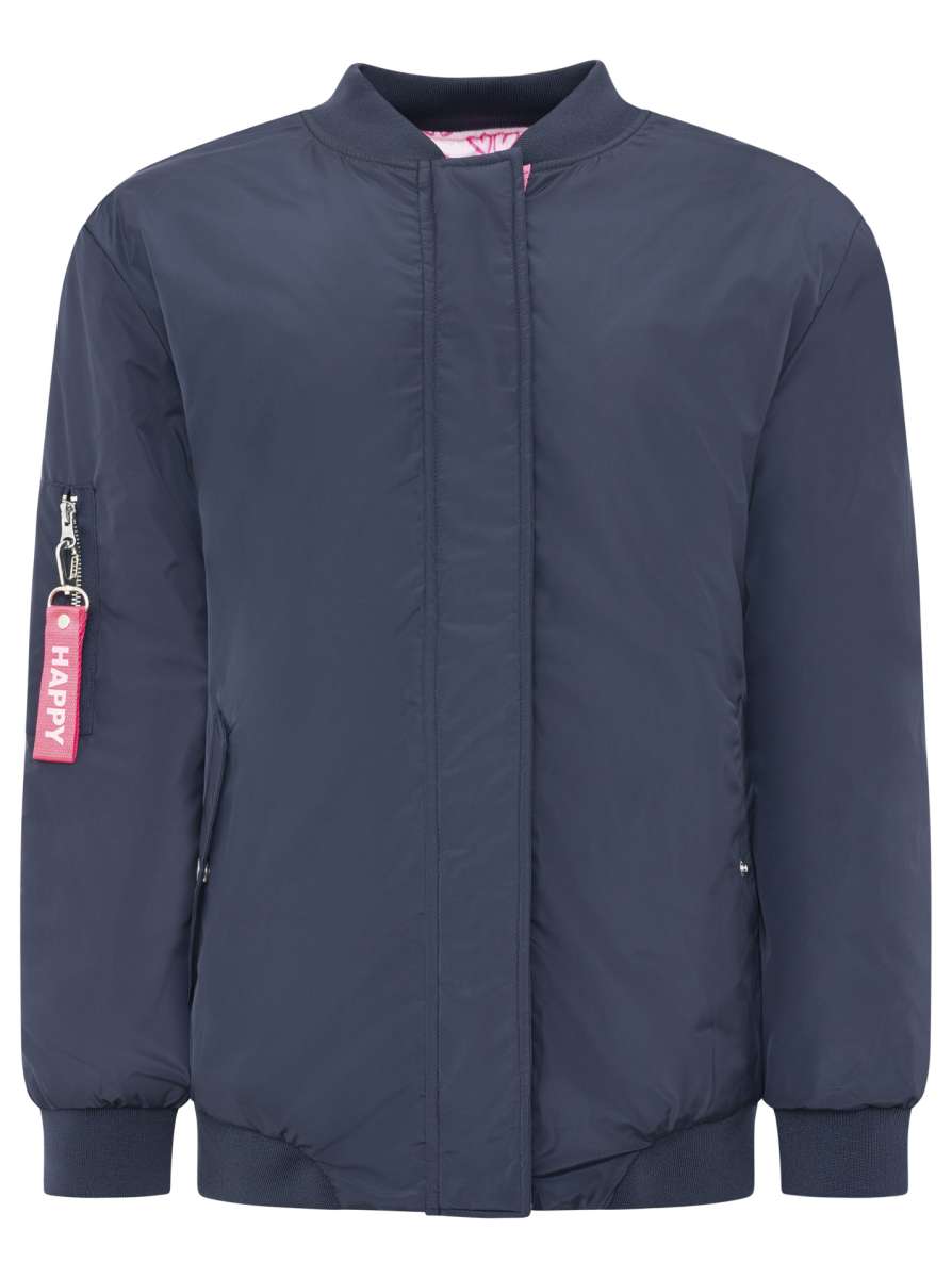 💕 Zwillingsherz Bomberjacke "Happy" Navy