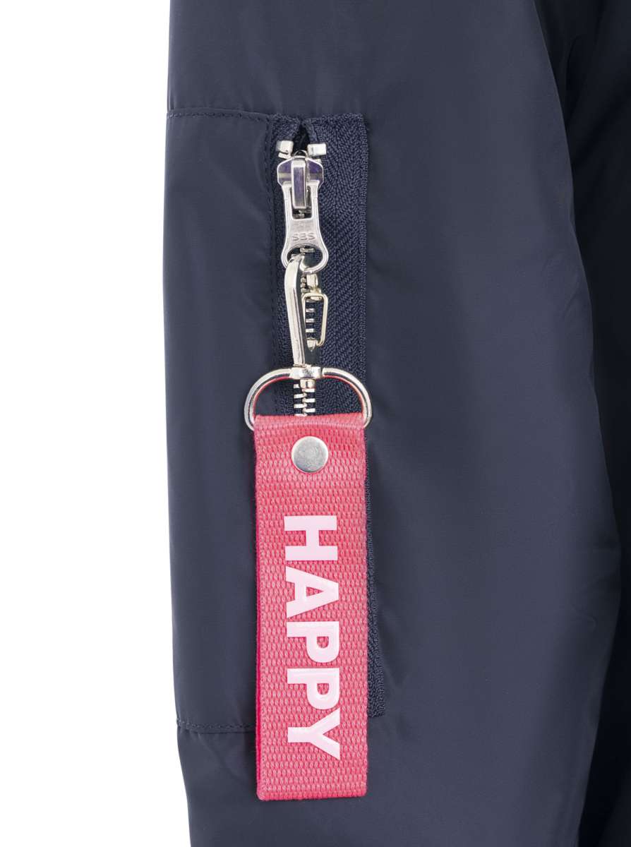 💕 Zwillingsherz Bomberjacke "Happy" Navy