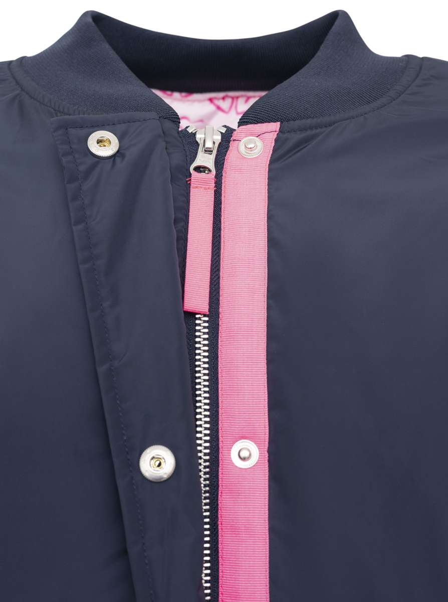 💕 Zwillingsherz Bomberjacke "Happy" Navy