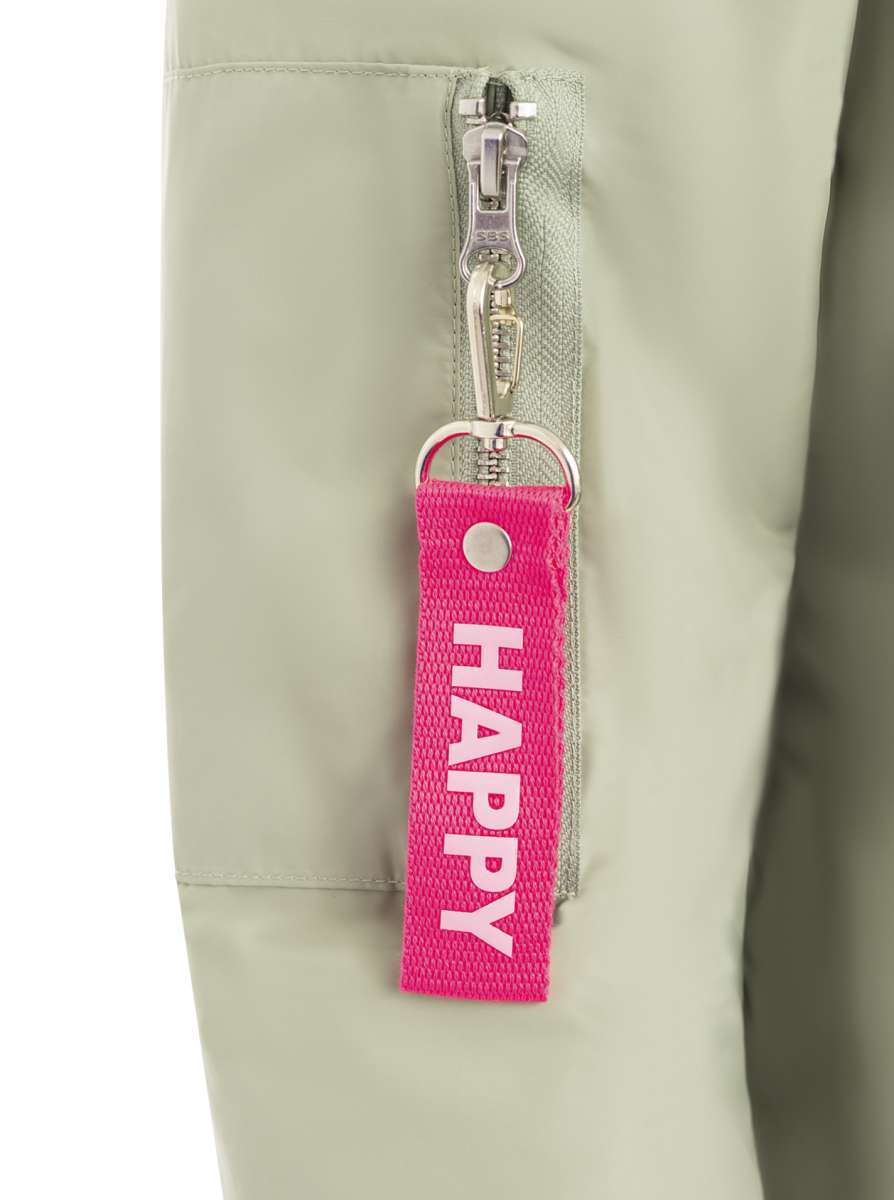 💕 Zwillingsherz Bomberjacke "Happy" Salbei