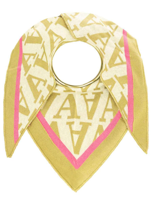 💕 Zwillingsherz Dreieckstuch "A Allover" Baumwolle Mint