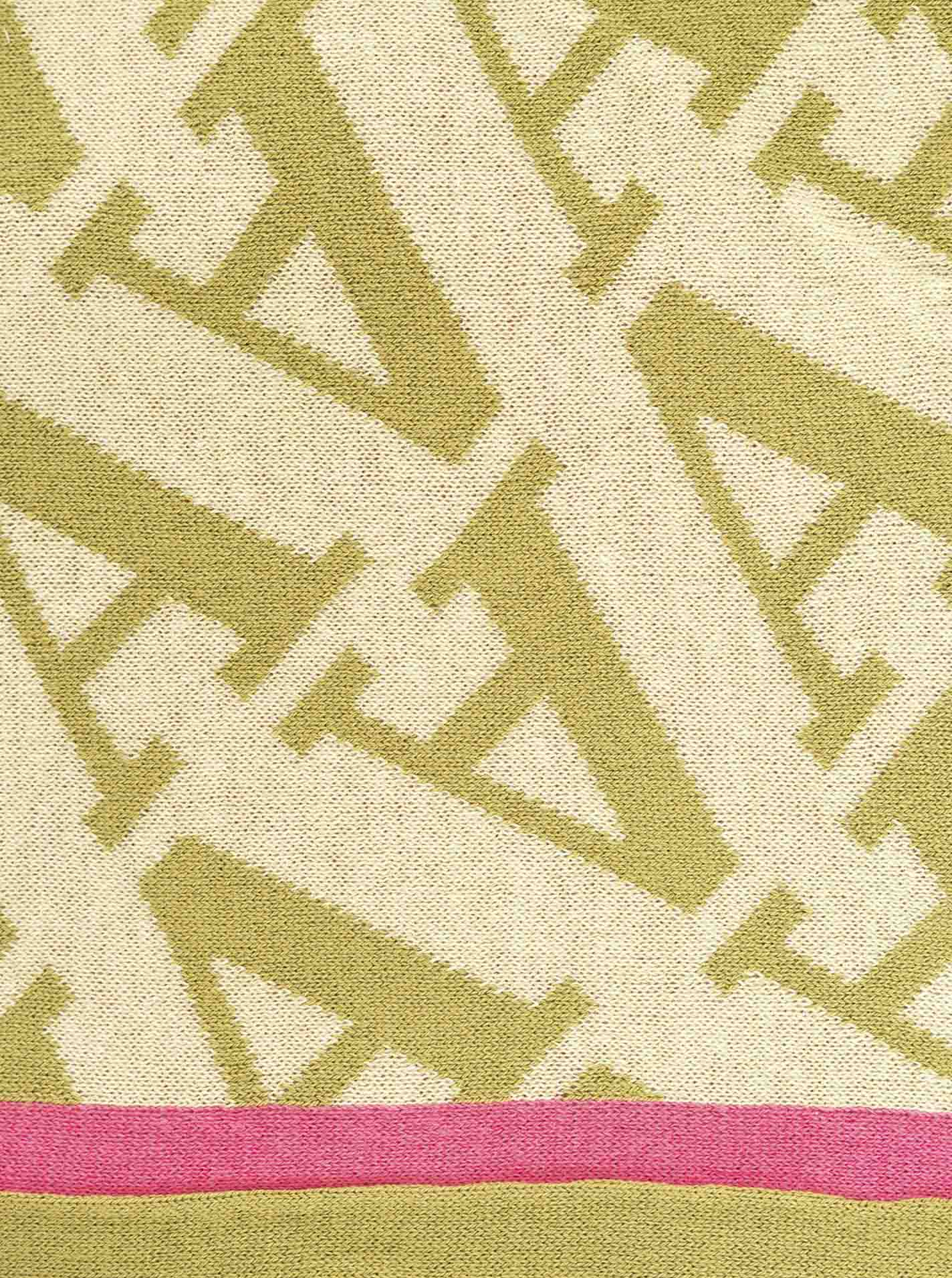 💕 Zwillingsherz Dreieckstuch "A Allover" Baumwolle Mint