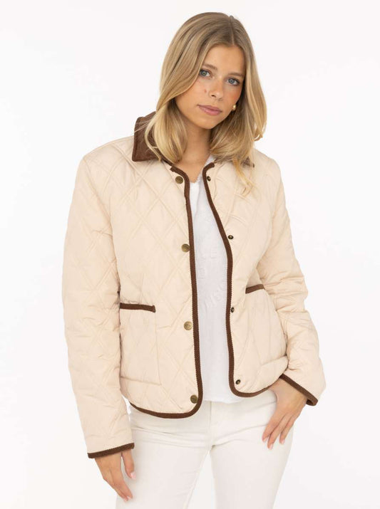 💕 Zwillingsherz Steppjacke "Classic" Hellbeige