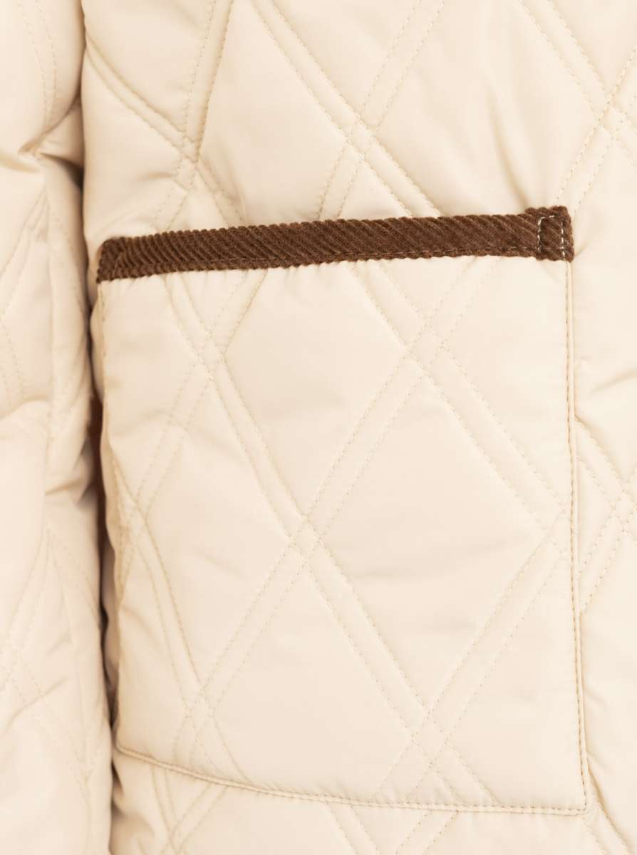 💕 Zwillingsherz Steppjacke "Classic" Hellbeige