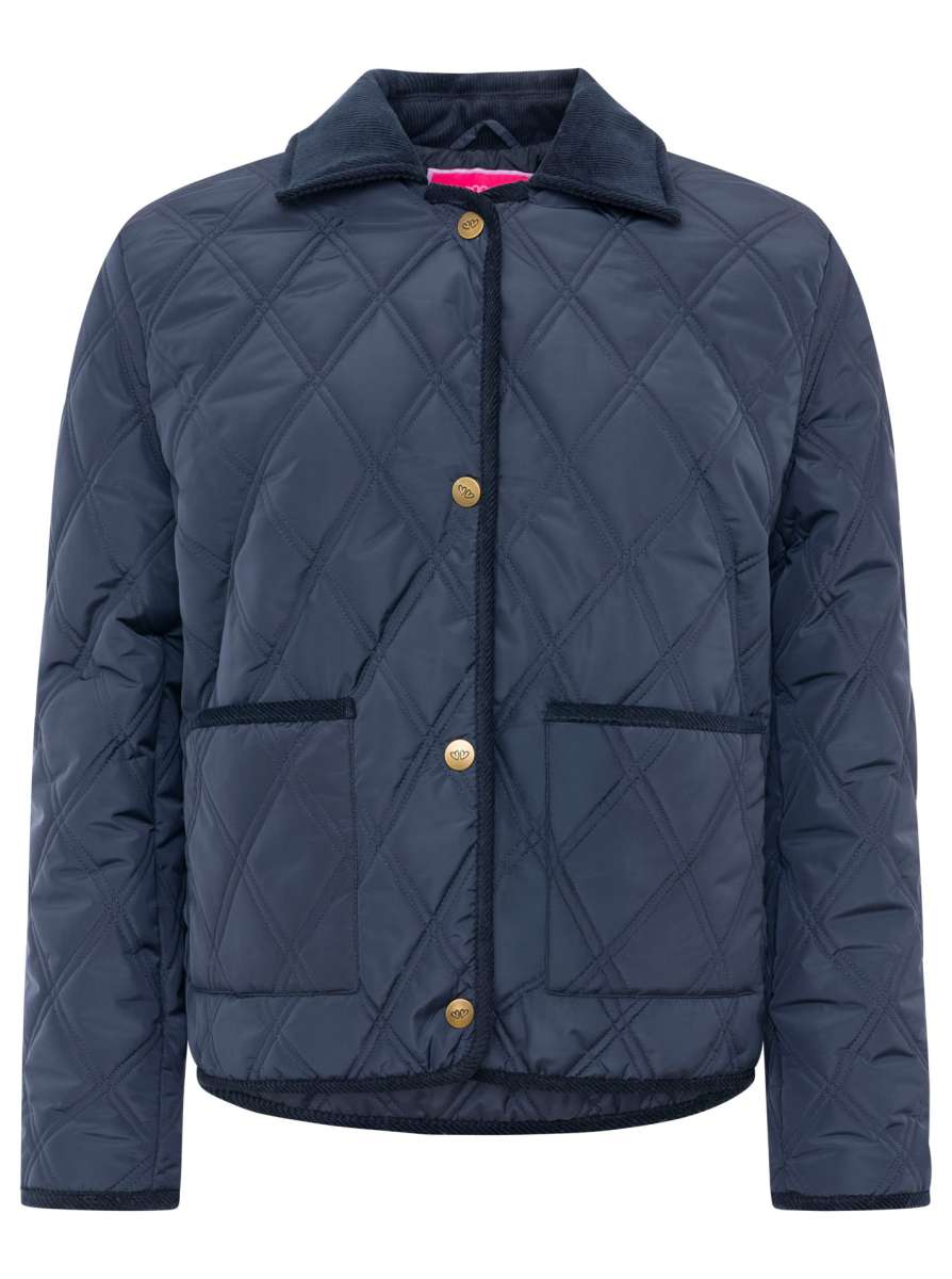 💕 Zwillingsherz Steppjacke "Classic" Marine