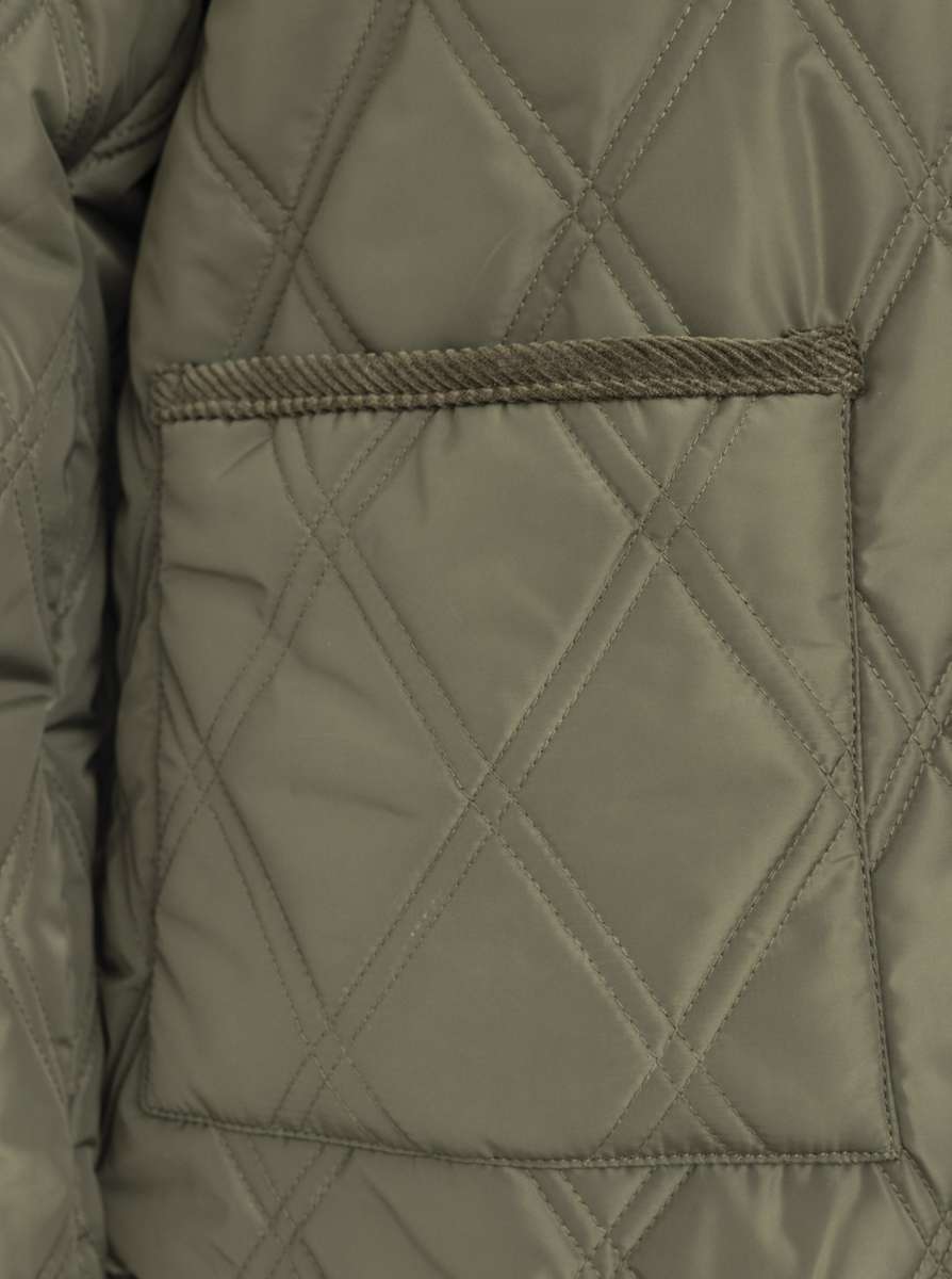 💕 Zwillingsherz Steppjacke "Classic" Khaki