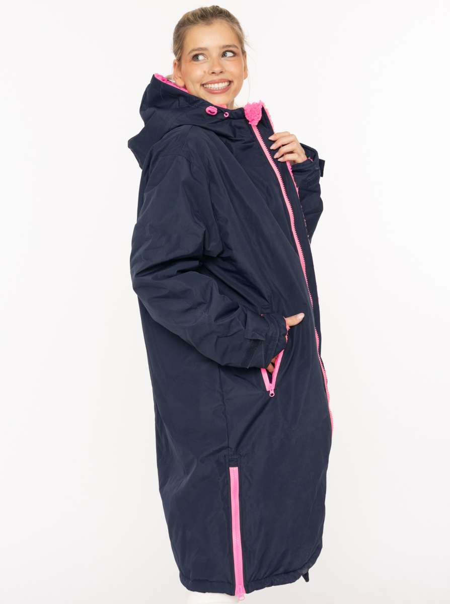 💕 Zwillingsherz Oversize "Windjacke ZH" Windmantel Marine