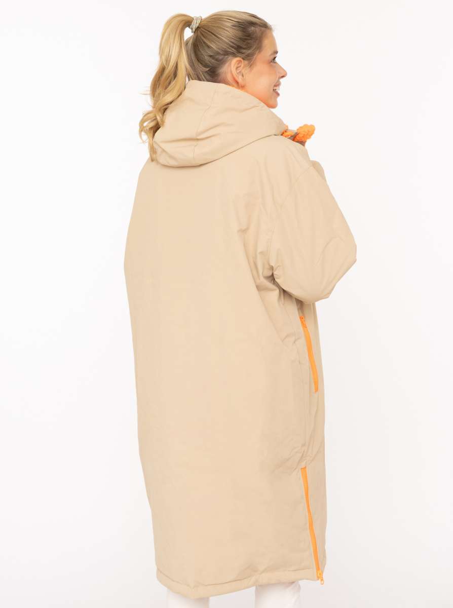 💕 Zwillingsherz Oversize "Windjacke ZH" Windmantel Beige