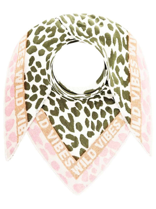 💕 Zwillingsherz Dreieckstuch "Doppel Leo" Baumwolle Salbei