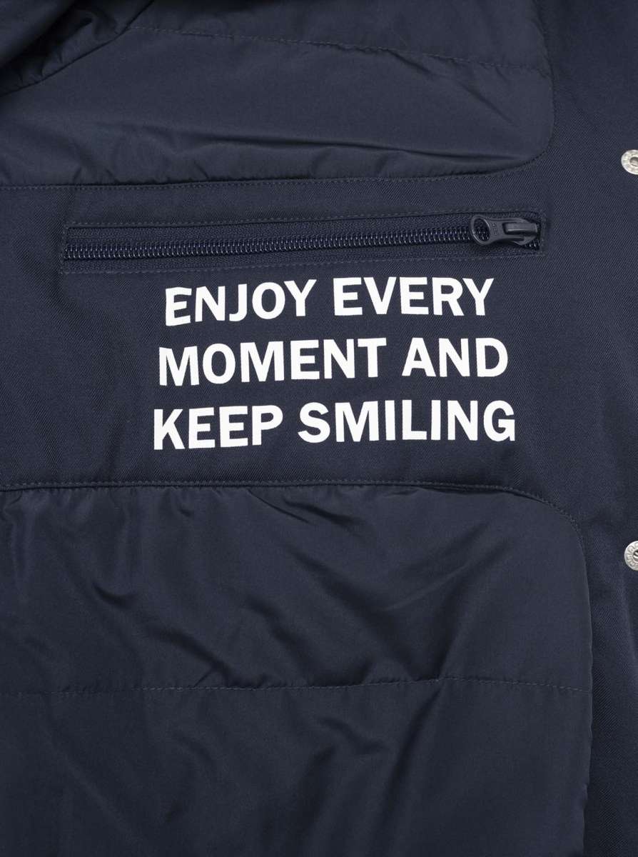 💕 Zwillingsherz Parka "Keep Smiling" Marine