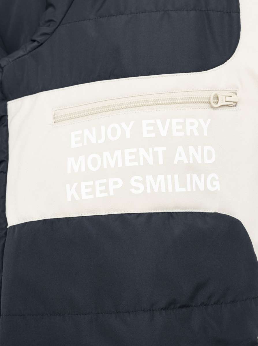 💕 Zwillingsherz Parka "Keep Smiling" Creme