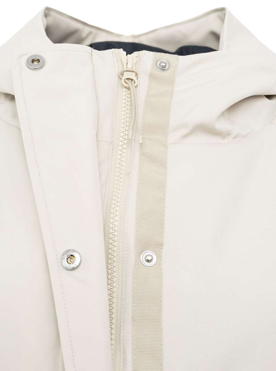 💕 Zwillingsherz Parka "Keep Smiling" Creme