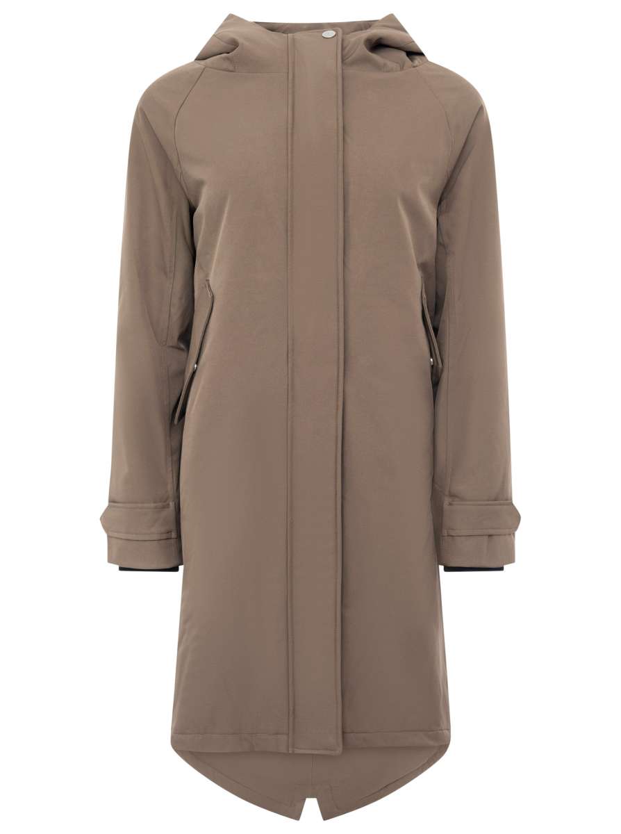 💕 Zwillingsherz Parka "Keep Smiling" Taupe