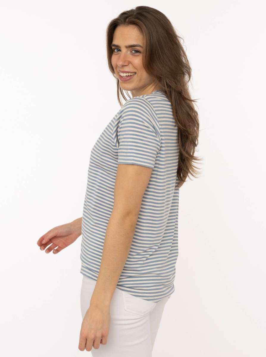 💕 Zwillingsherz Shirt "Heimat Anker" Jeansblau