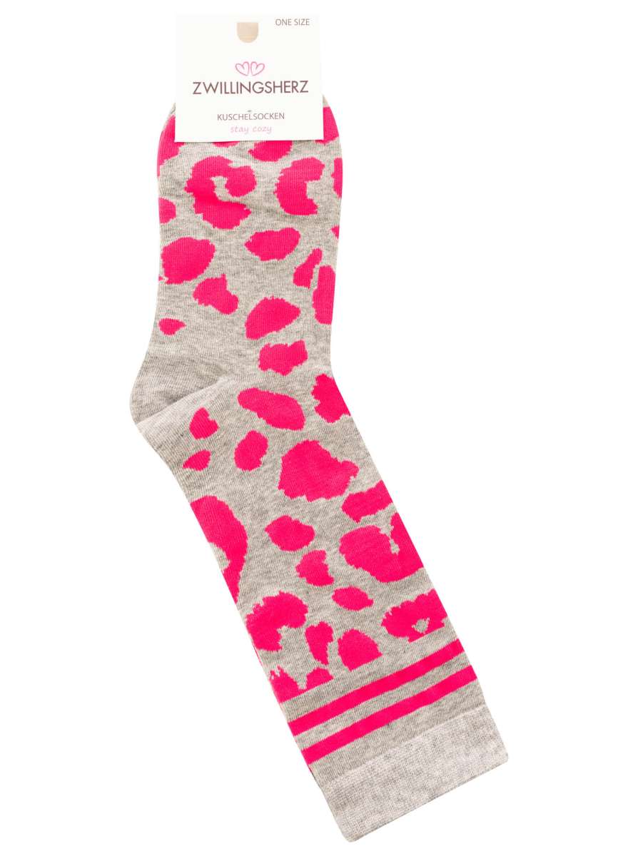💕 Zwillingsherz Socken "Leo Life" Pink