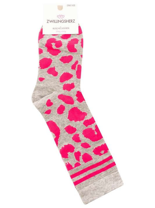 💕 Zwillingsherz Socken "Leo Life" Pink