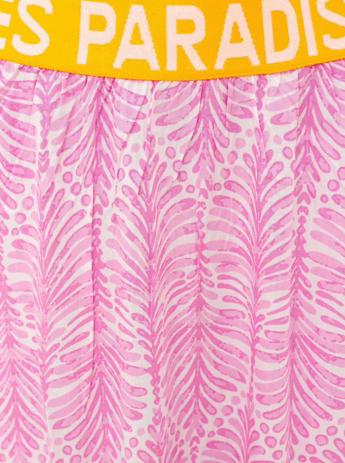💕 Zwillingsherz Rock "Jungle Leaves" Pink