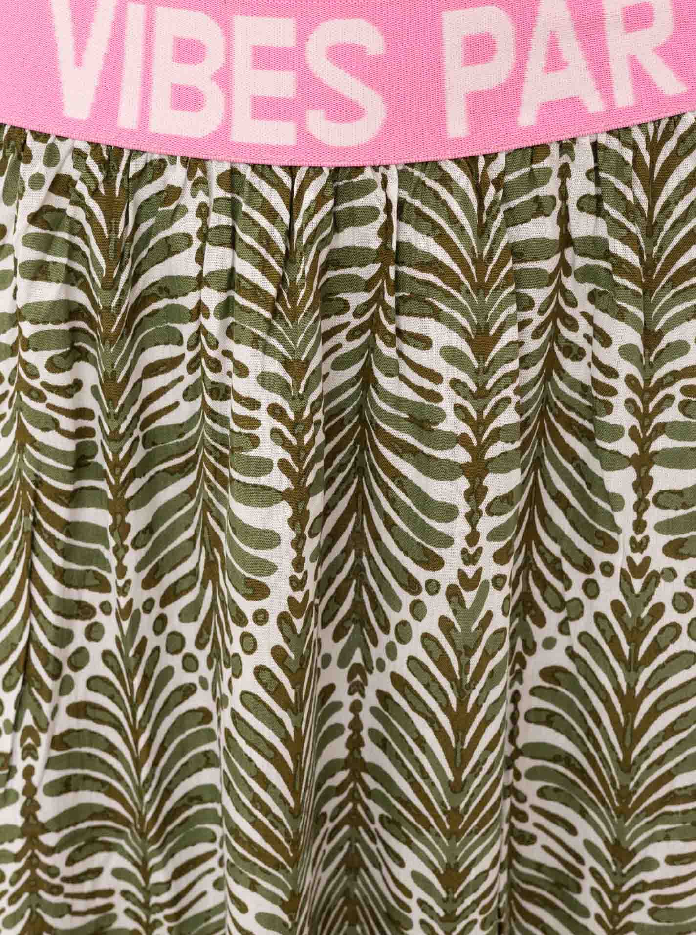 💕 Zwillingsherz Rock "Jungle Leaves" Grün