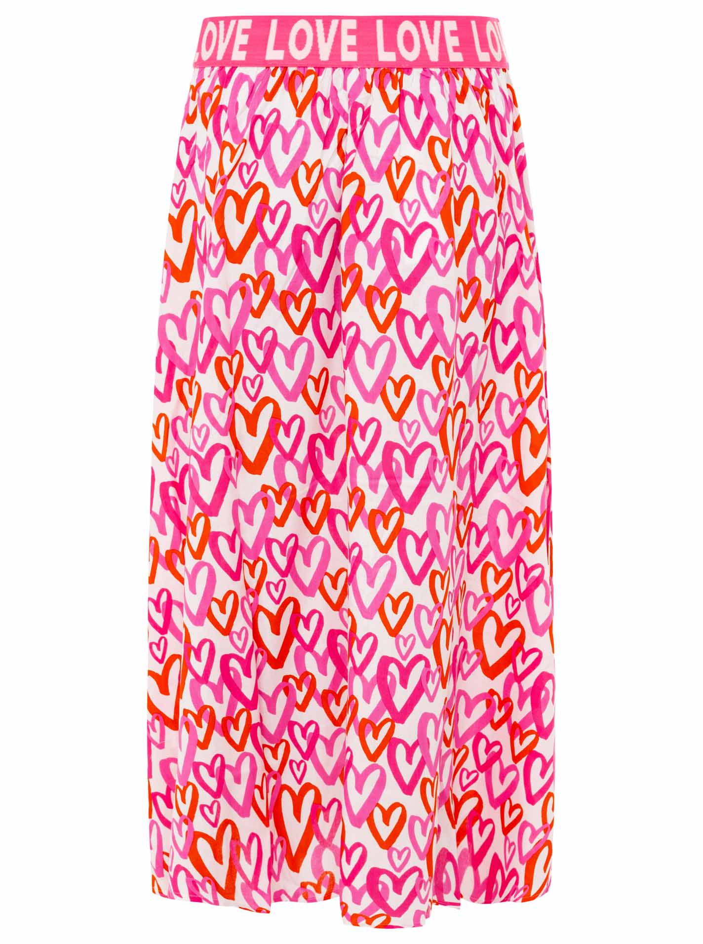 💕 Zwillingsherz Rock "Love Hearts" Rot