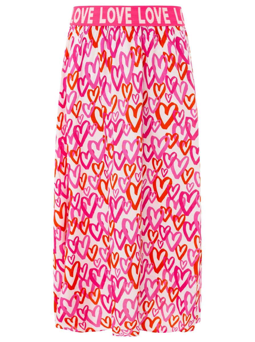 💕 Zwillingsherz Rock "Love Hearts" Rot