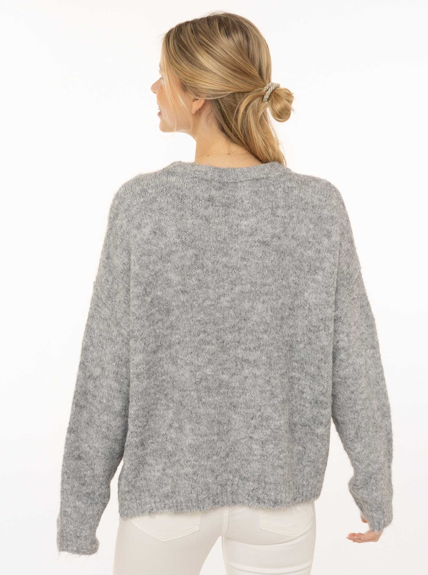 💕 Zwillingsherz Pullover "Chihuahua Mom" Grau
