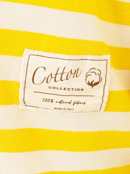 💕 Zwillingsherz Sweatshirt "Streifen& Jersey" Sweater Oversize Gelb