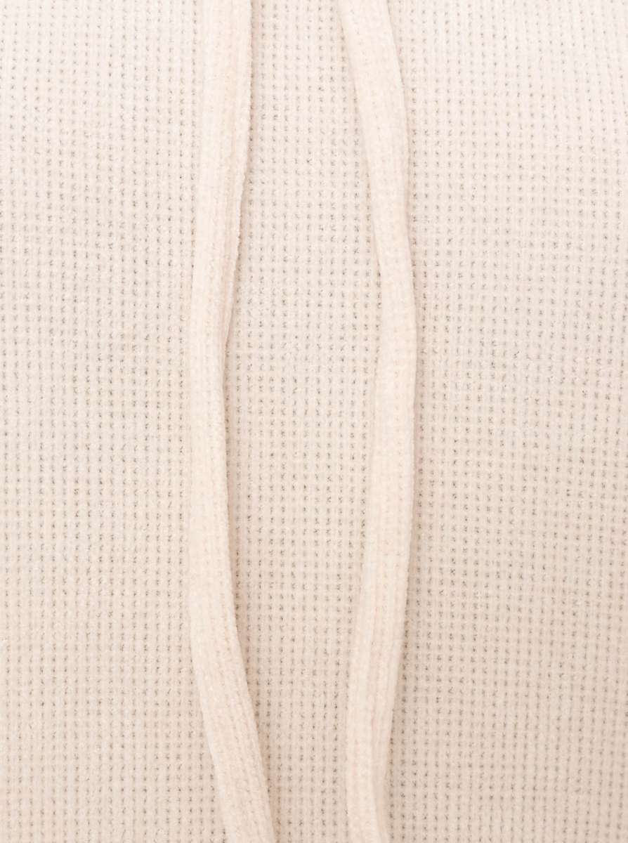 Zwillingsherz Hoodie Kord "Soft Touch" Hellbeige