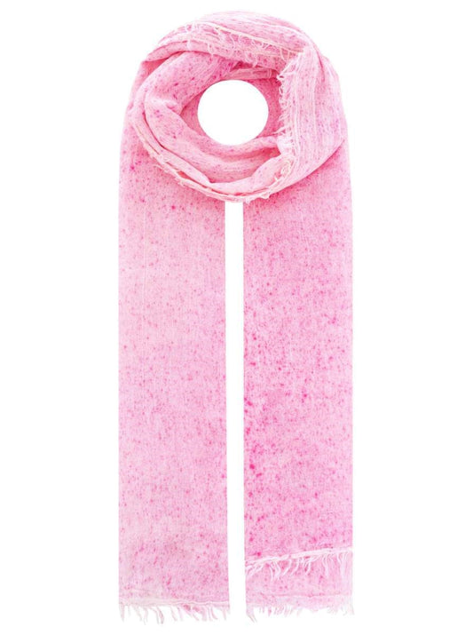 💕 Zwillingsherz Schal Viskose "Uni Meliert" Pink