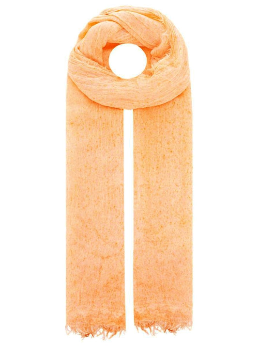 💕 Zwillingsherz Schal Viskose "Uni Meliert" Orange