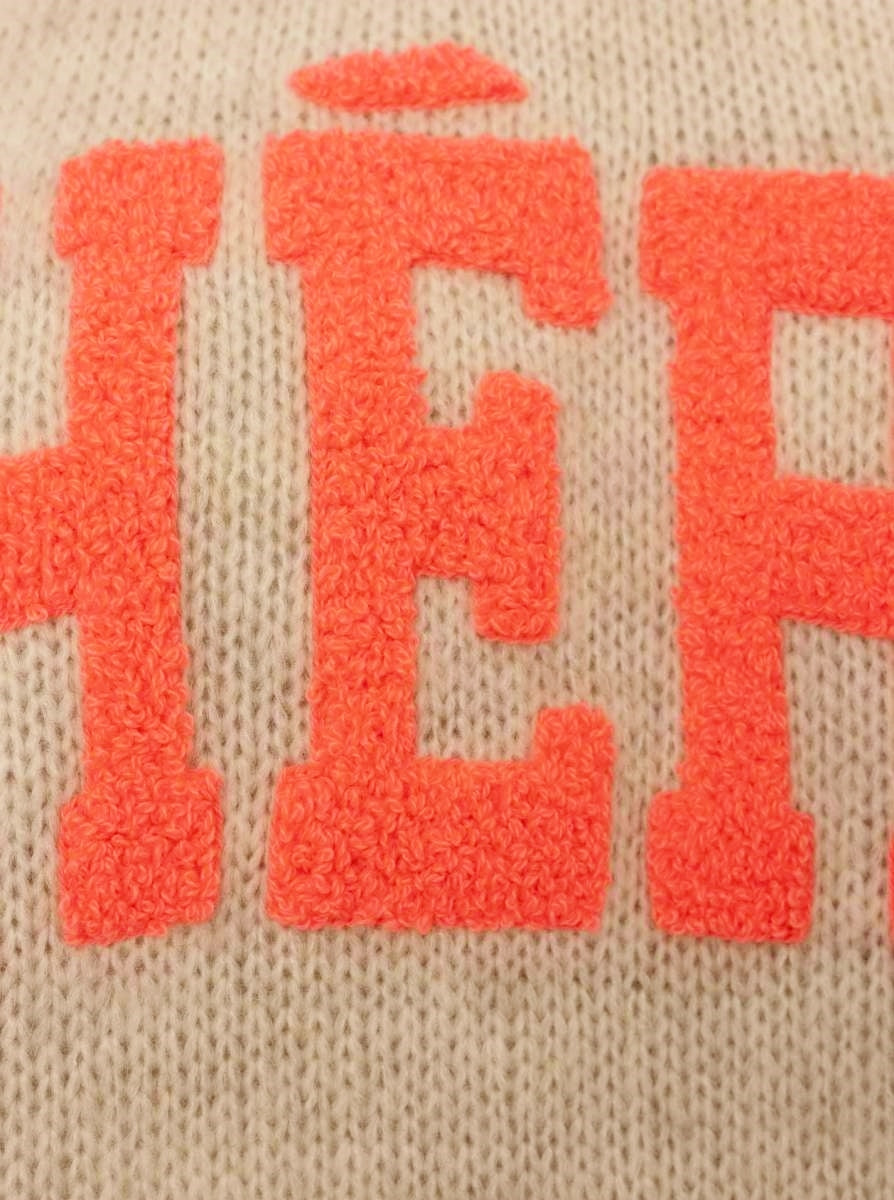 💕 Zwillingsherz Pullover "Cherie" Wollmix Beige