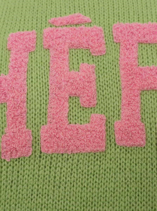 💕 Zwillingsherz Pullover "Cherie" Wollmix Grün