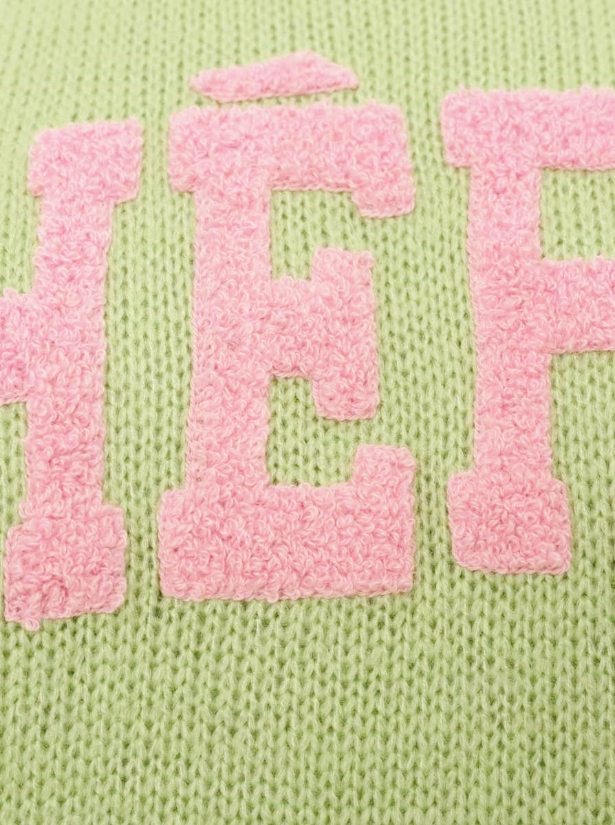 💕 Zwillingsherz Pullover "Cherie" Wollmix Grün