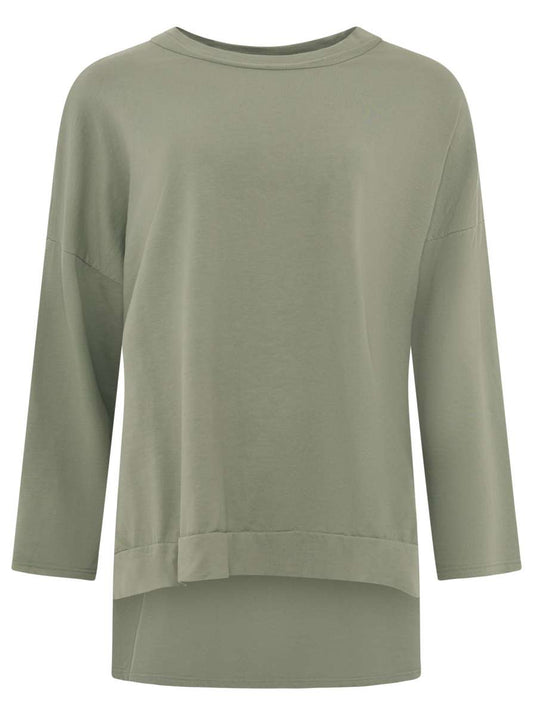 💕 Zwillingsherz Langarm Shirt "Uni Herz" BW Baumwolle Khaki