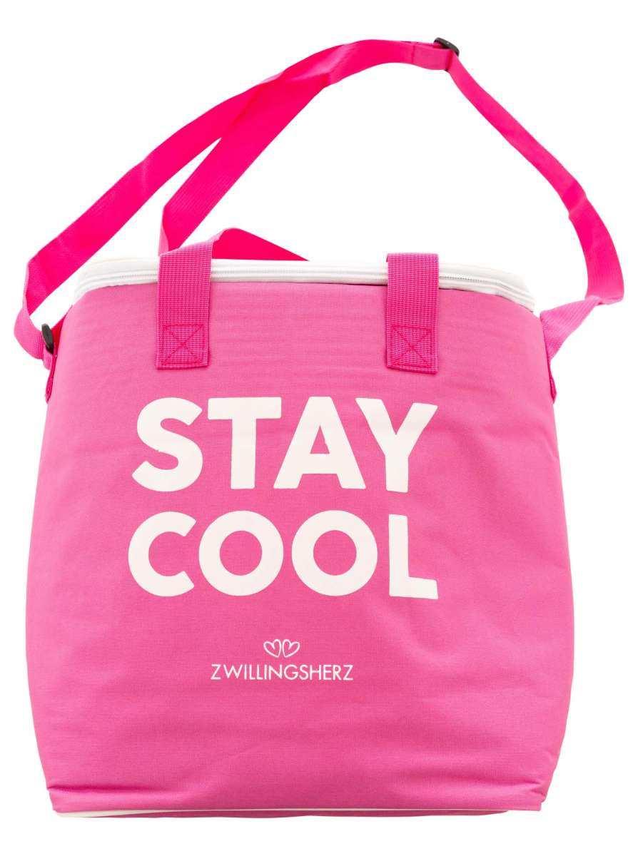 💕 Zwillingsherz Kühltasche "Stay Cool" Pink