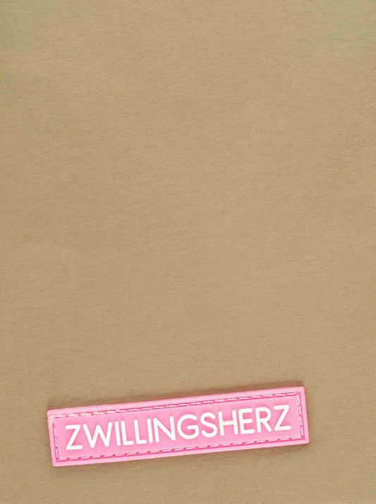 💕 Zwillingsherz Stepptasche "Uni" Tasche Khaki