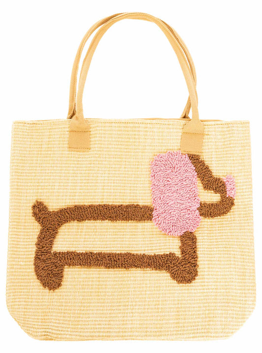 💕 Zwillingsherz XXL Shopper "The Dog" Pink