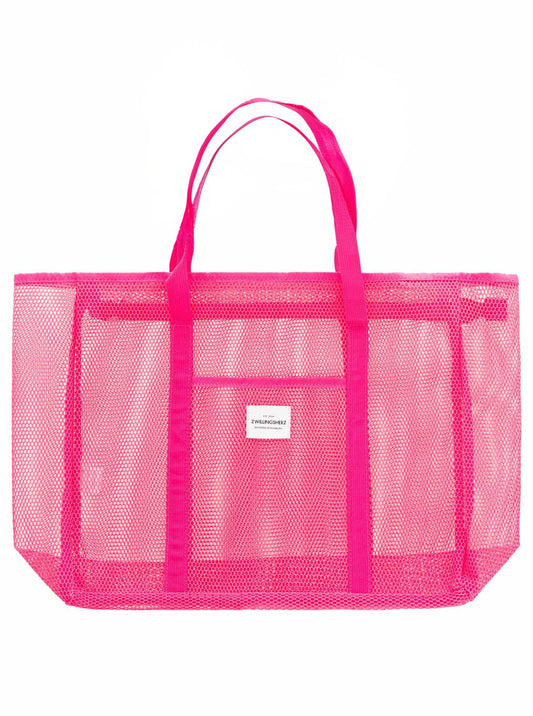 💕 Zwillingsherz XXL Shopper "Netz" Pink